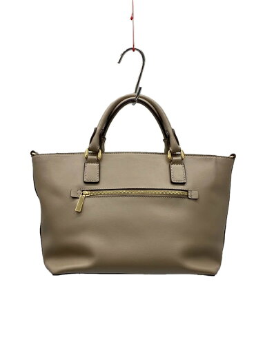 【中古】TOPKAPI◆トートバッグ/レザー/BEG【バッグ】 【中古】TOPKAPI◆トートバッグ/レザー/BEG【バッグ】