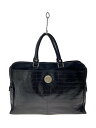【中古】Orobianco◆トートバッグ/レザー/BLK//【バッグ】