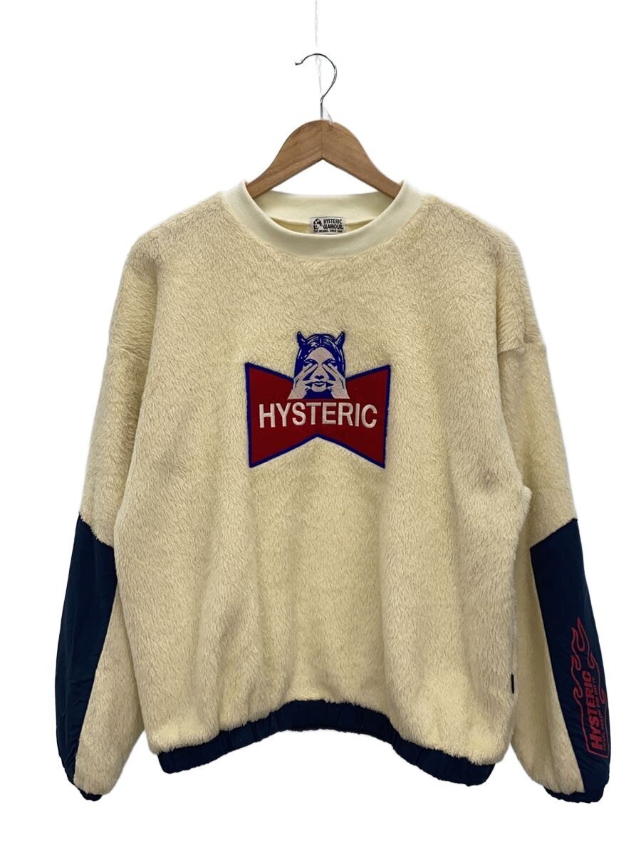 【中古】HYSTERIC GLAMOUR◆トップス/FREE/ポリエステル/CRM/01203CS11//? NULL ?【レディースウェア】