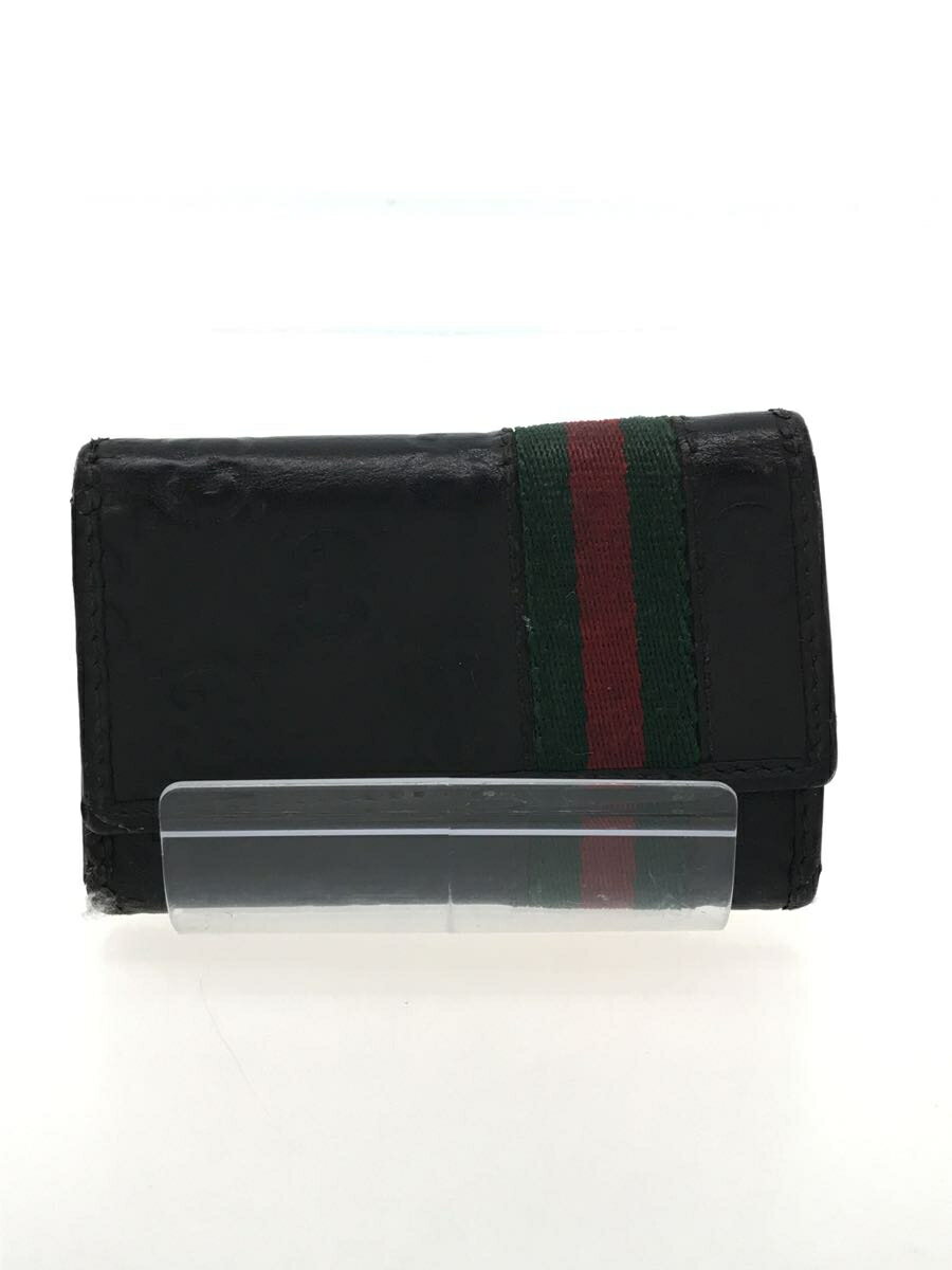 【中古】GUCCI◆キーケース_ウェブ_