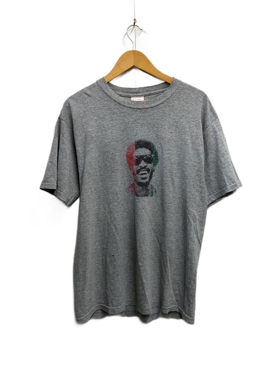 【中古】stevie wonder/Tシャツ/L/コットン/GRY/プリント//【メンズウェア】