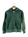 【中古】Barnsoutfitters◆ジップパーカー/S/コットン/グリーン【メンズウェア】