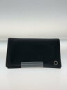 【中古】BVLGARI◆長財布/レザー/BLK/無地/メンズ/30398【服飾雑貨他】