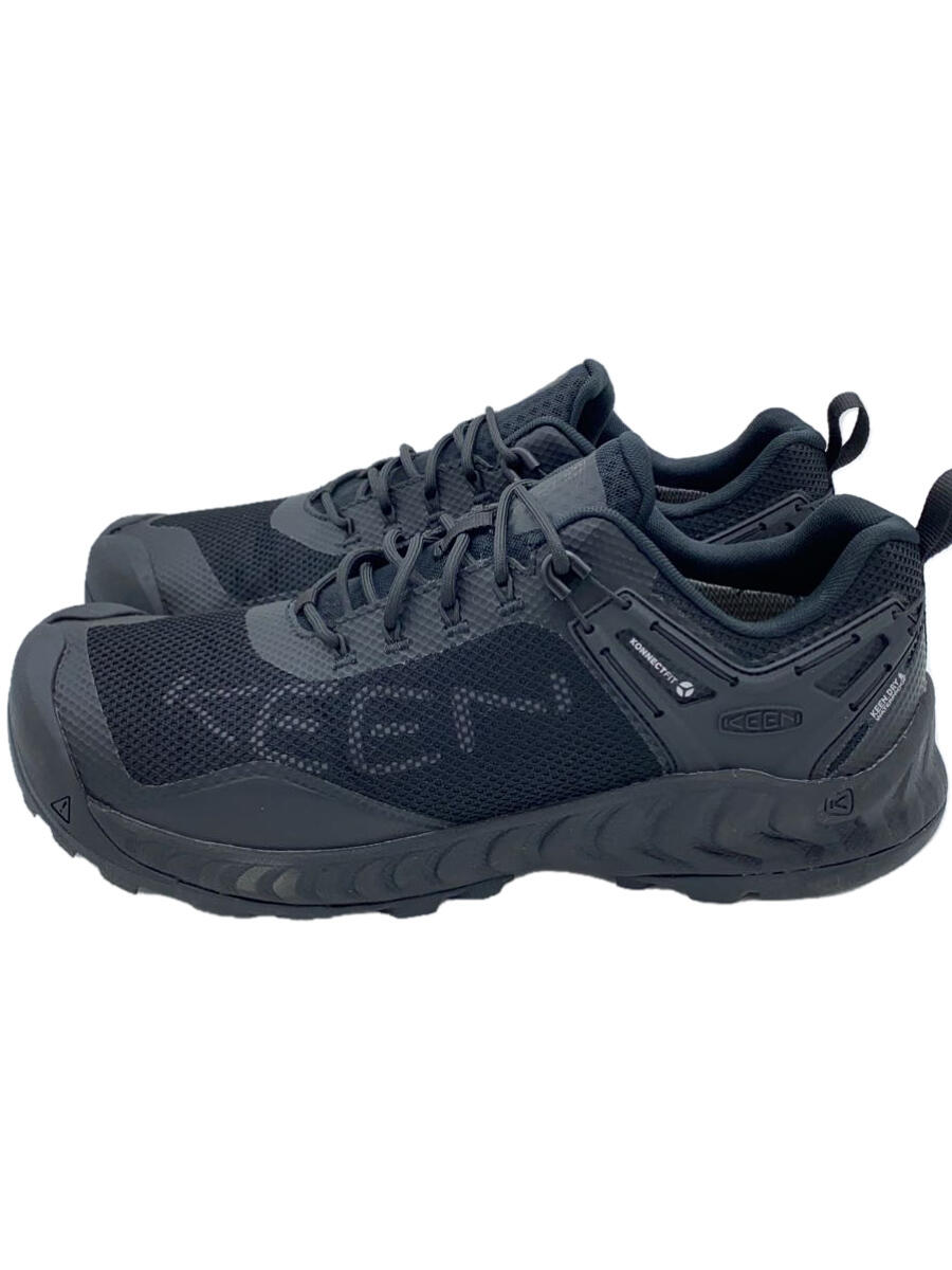 【中古】KEEN◆NXIS EVO WP/ローカットスニーカー/28.5cm/ブラック/1027193【シューズ】