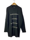 【中古】Rick Owens◆ニット・セーター(薄手)/M/カシミア/ブラック/RR02B2671-WSBRS【メンズウェア】