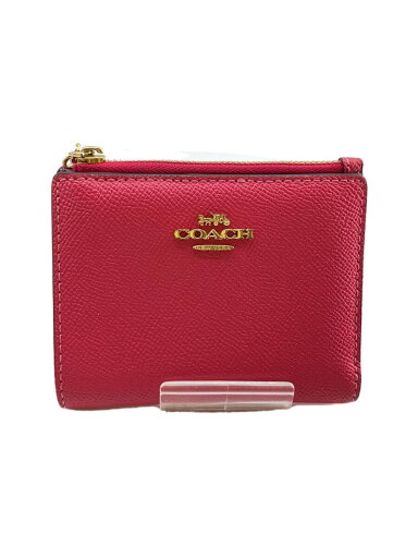 【中古】COACH◆2つ折り財布/レザー/PNK/レディース/F73867【服飾雑貨他】 【中古】COACH◆2つ折り財布/レザー/PNK/レディース/F73867【服飾雑貨他】