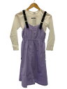 【中古】ANNA SUI Mini◆セットアップ/140cm/ナイロン/PUP/tシャツ、ジャンパースカートセット【キッズ】