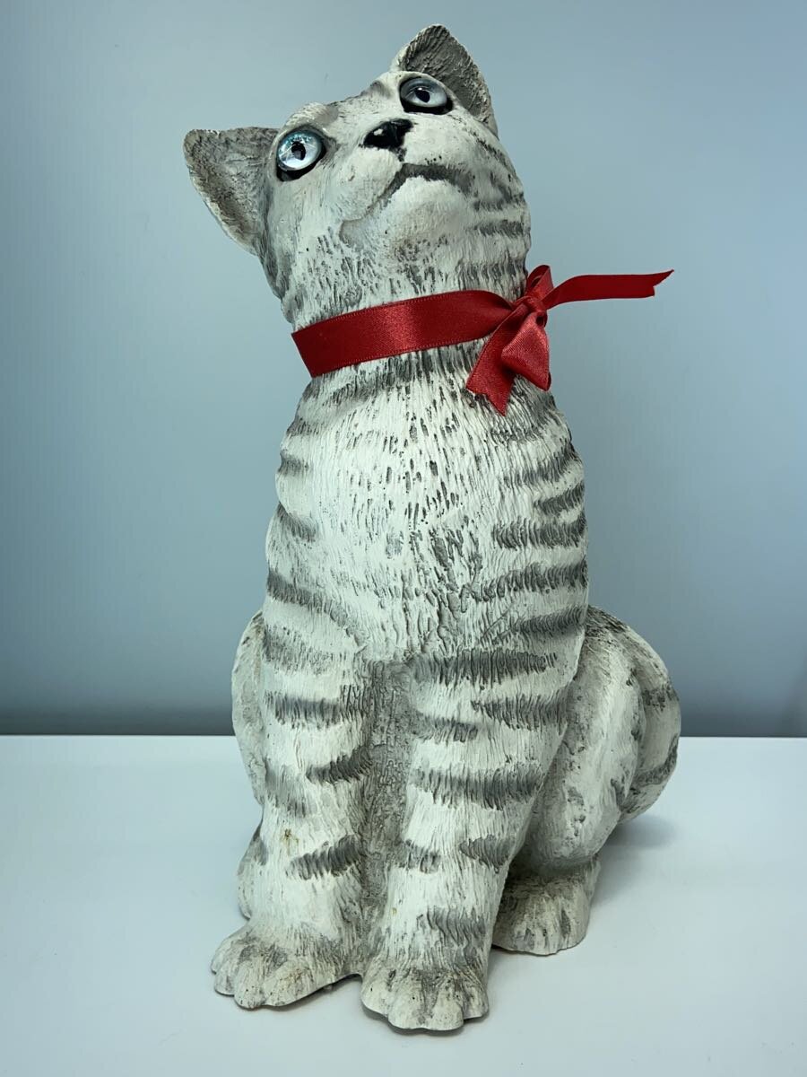 【中古】インテリア雑貨/GRY/猫の置物【インテリア小物・日用雑貨】
