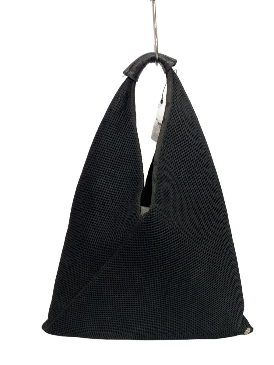 【中古】MM6◆トートバッグ/ポリエステル/BLK/S54WD0043 PR992【バッグ】