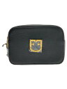 【中古】FURLA◆BELVEDERE/ウエストバッグ/レザー/BLK/1014221【バッグ】