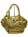 【中古】DIESEL◆ターンロック/2WAY/トートバッグ/シャンパンゴールド/【バッグ】