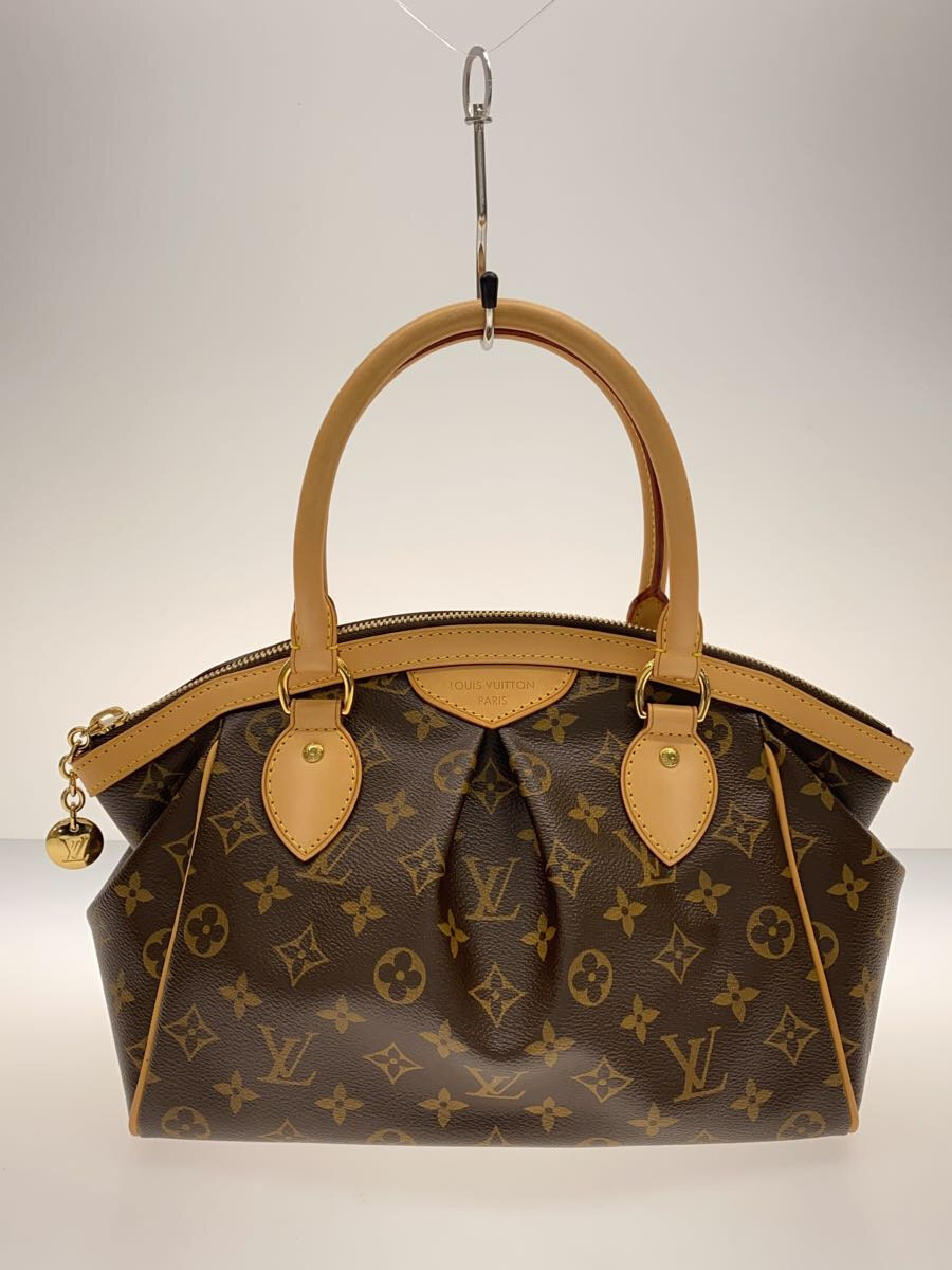 【中古】LOUIS VUITTON◆ティヴォリPM_モノグラム・キャンバス/PVC/BRW/総柄//【バッグ】