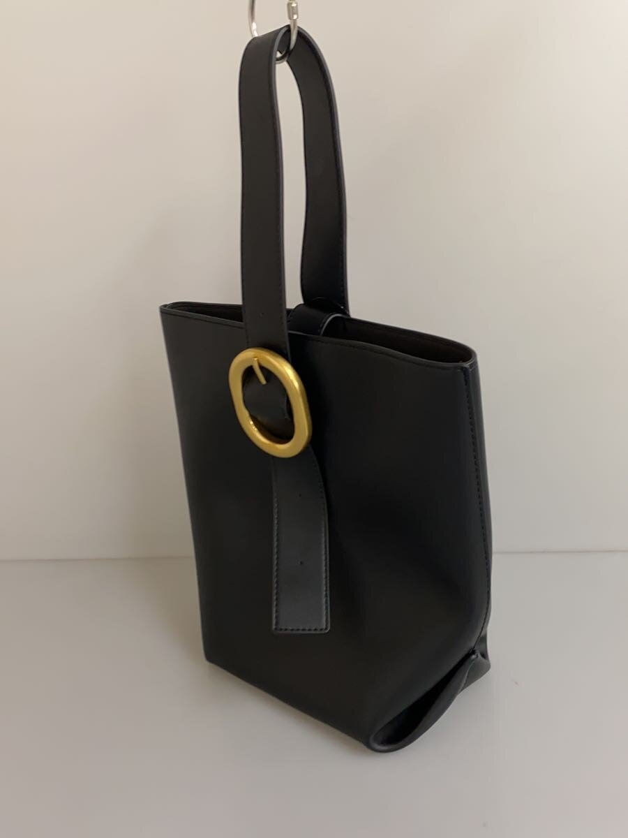 【中古】Mila Owen◆ハンドバッグ/フェイクレザー/BLK/無地/09WGB251801【バッグ】 jumblestore-37650820 2nd STREET 楽天市場店 サンプル画像2