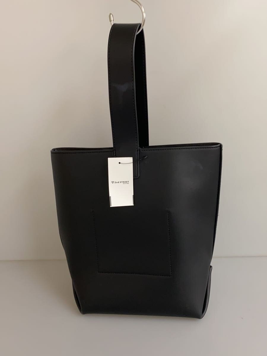 【中古】Mila Owen◆ハンドバッグ/フェイクレザー/BLK/無地/09WGB251801【バッグ】 jumblestore-37650820 2nd STREET 楽天市場店 サンプル画像3