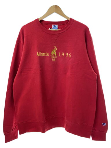 【中古】Champion◆スウェット/XXL/コットン/レッド【メンズウェア】 【中古】Champion◆スウェット/XXL/コットン/レッド【メンズウェア】