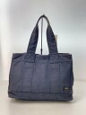 【中古】PORTER◆トートバッグ/キャンバス/NVY/無地/ポーター/インディゴ/【バッグ】(4)