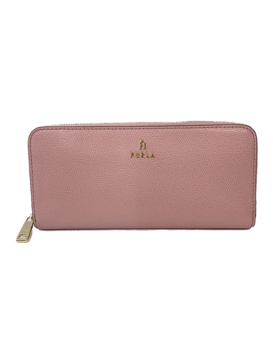 【中古】FURLA◆ラウンドジップ/長財