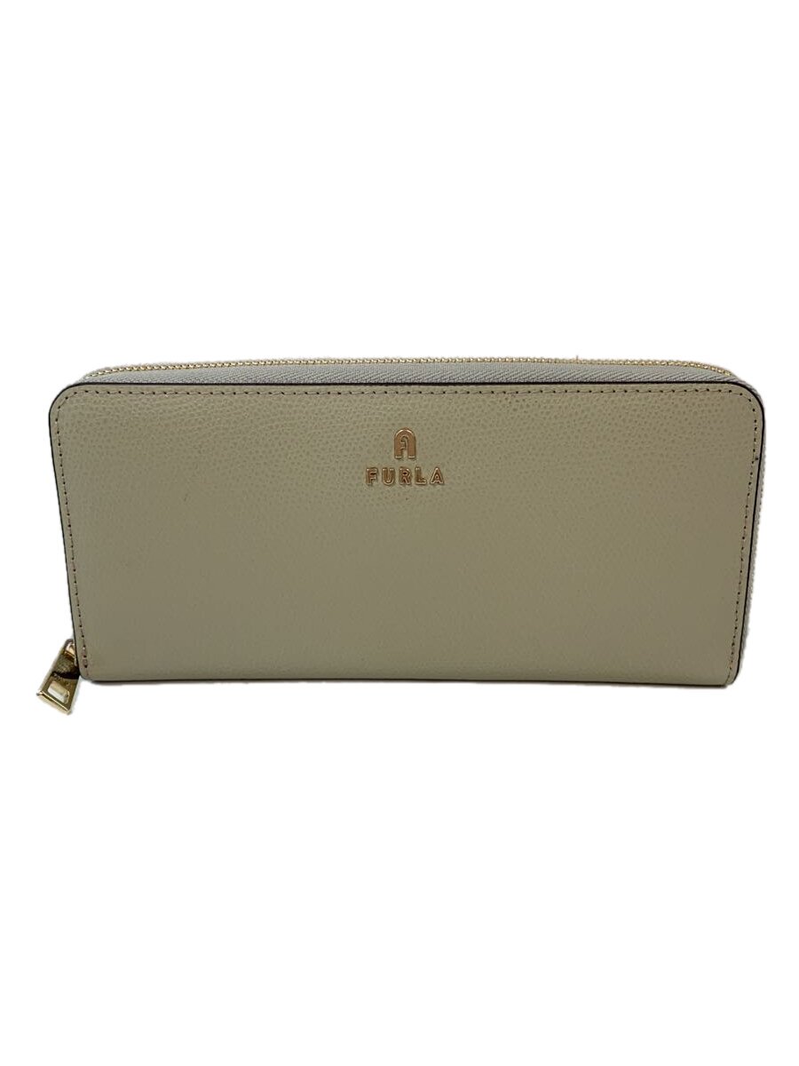 【中古】FURLA◆ラウンドジップ/長財