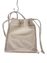【中古】VASIC◆ショルダーバッグ/--/GRY/無地【バッグ】