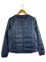 【中古】DESCENTE◆ALLTERRAIN HCS DOWN/S/ナイロン/ネイビー/DIA3575U【メンズウェア】