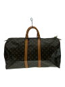 【中古】LOUIS VUITTON◆キーポル55_モノグラム・キャンバス_BRW/PVC/BRW【バッグ】