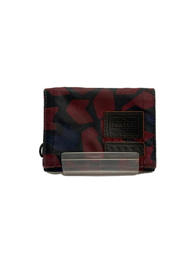 【中古】PORTER◆3つ折り財布/--/RED/総柄/メンズ【服飾雑貨他】 【中古】PORTER◆3つ折り財布/--/RED/総柄/メンズ【服飾雑貨他】
