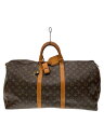 【中古】LOUIS VUITTON◆キーポル60_モノグラム・キャンバス_BRW/PVC/BRW//【バッグ】