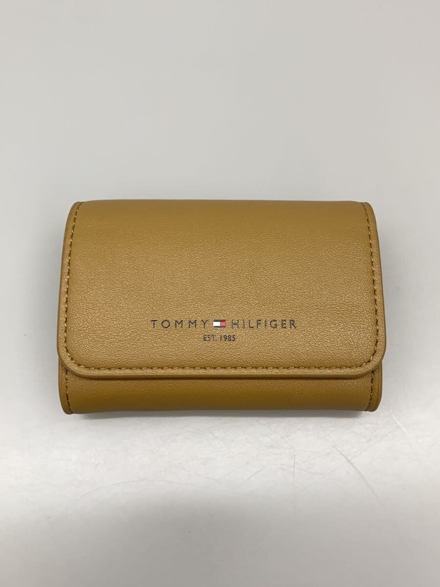【中古】TOMMY HILFIGER◆財布/フェイクレザー/CML/メンズ【服飾雑貨他】