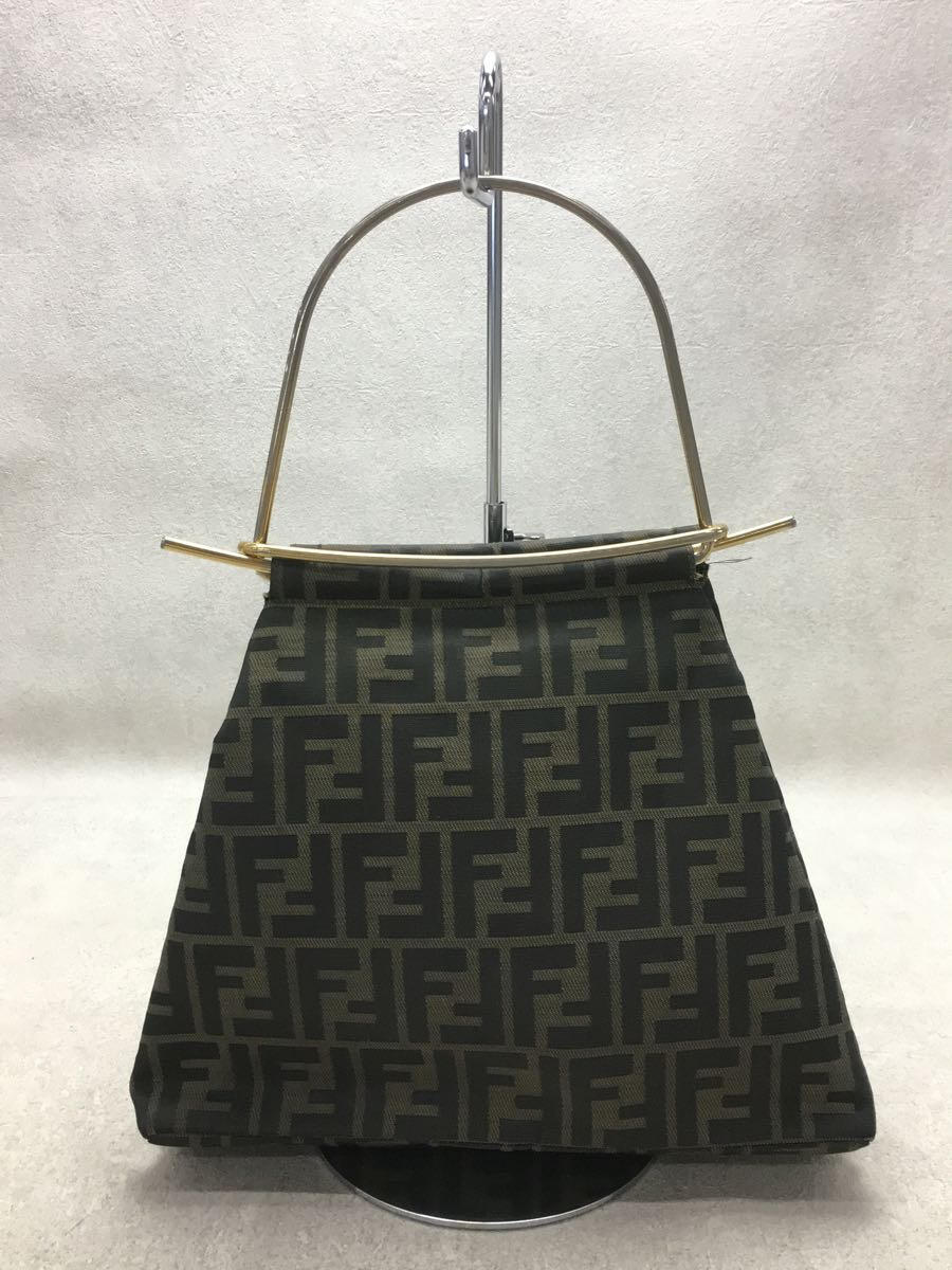 【中古】FENDI◆ハンドバッグ/キャン