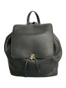 【中古】agnes b VOYAGE◆リュック/牛革/BLK/無地/IS12-03 The b.//【バッグ】(4)