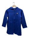 【中古】agnes b. ENFANT◆12ans/ロングパーカー/裏起毛/コットン/NVY/無地/約140【キッズ】