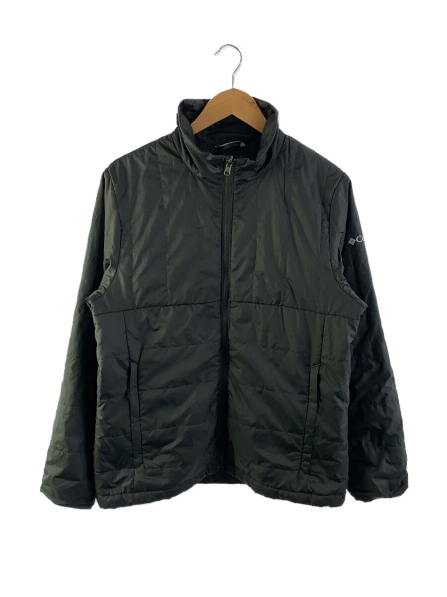 【中古】Columbia◆マウンテンパーカ_WE1158/L/ポリエステル/BLK/無地【メンズウェア】