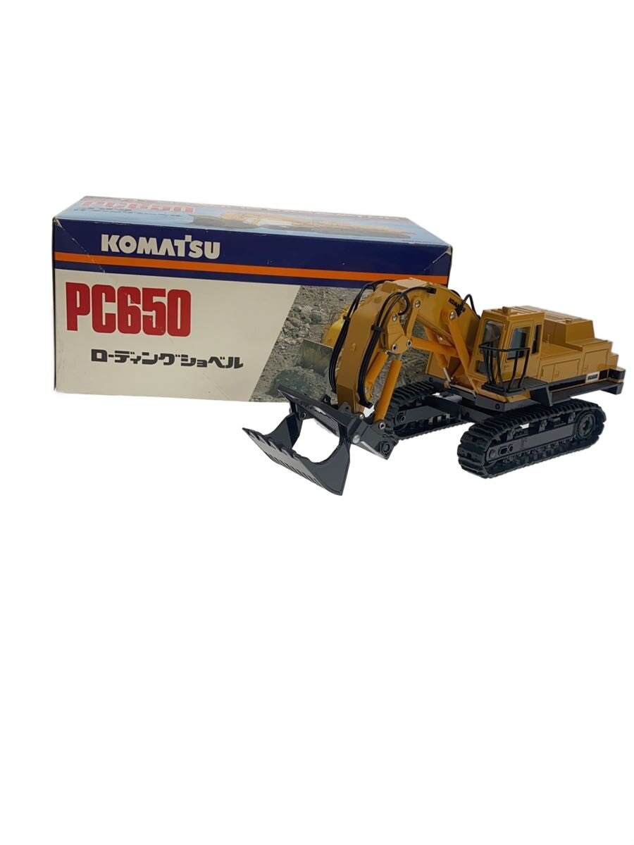 【中古】KOMATSU◆ミニカー/1:50/コマツ PC650 LOADING SHOVEL/ローディングショベル【ホビー】