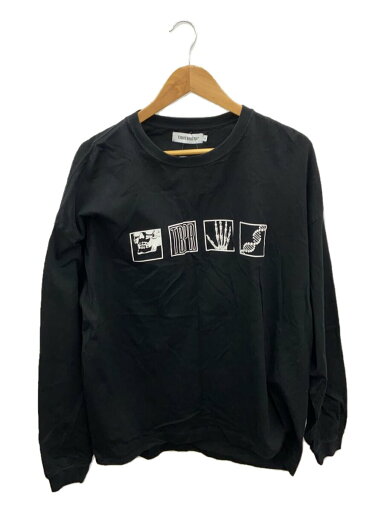 【中古】TIGHTBOOTH PRODUCTION◆長袖Tシャツ/L/コットン/BLK/無地//【メンズウェア】 【中古】TIGHTBOOTH PRODUCTION◆長袖Tシャツ/L/コットン/BLK/無地//【メンズウェア】