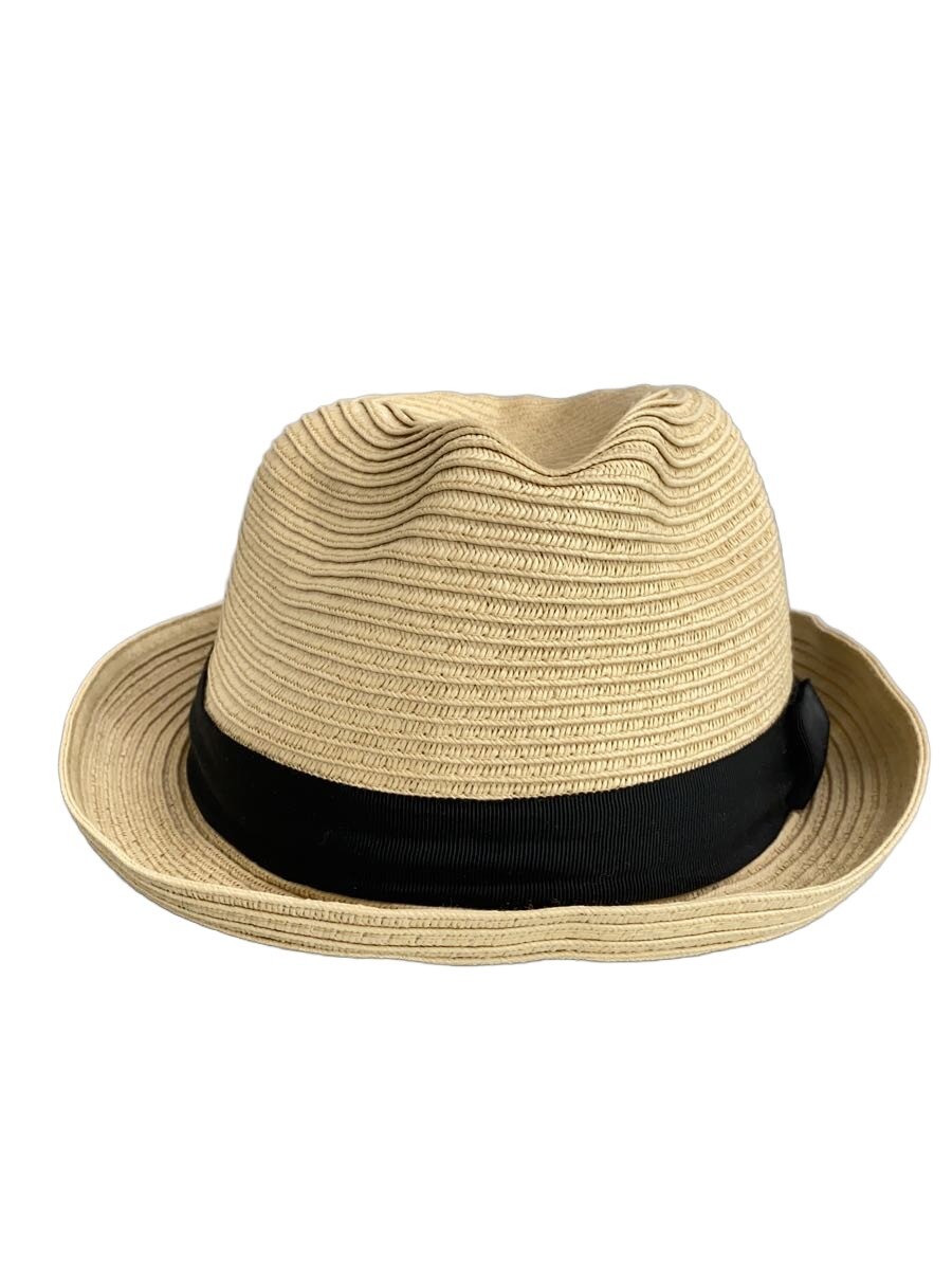 Straw Hat - 【中古】NEW ERA◆ストローハット/L/IVO/メンズ【服飾雑貨他】