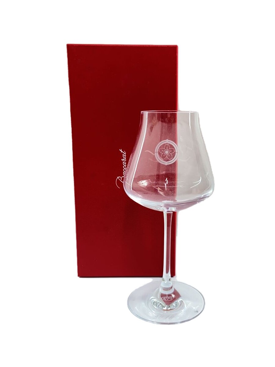 【中古】Baccarat◆2016/サクラ刻印/ワイングラス/グラス/CLR/日本相撲協会【キッチン用品】