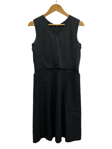 【中古】TOMORROWLAND collection◆ノースリーブワンピース/38/ポリエステル/BLK【レディースウェア】 【中古】TOMORROWLAND collection◆ノースリーブワンピース/38/ポリエステル/BLK【レディースウェア】
