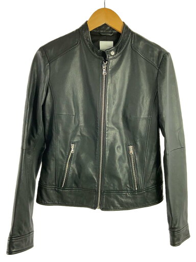 【中古】BROGDEN/レザージャケット・ブルゾン/M/羊革/BLK/BD2107-P0492【レディースウェア】 【中古】BROGDEN/レザージャケット・ブルゾン/M/羊革/BLK/BD2107-P0492【レディースウェア】