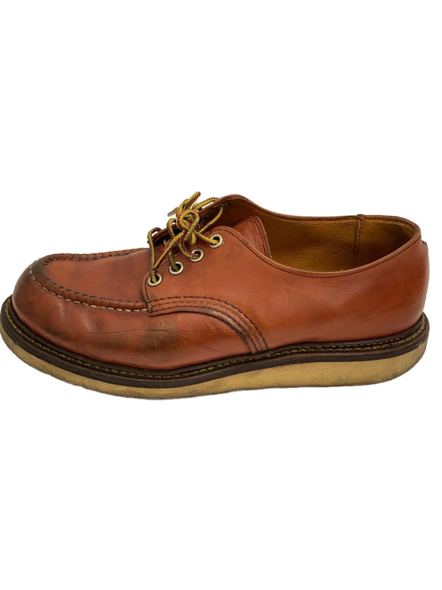 【中古】RED WING◆シューズ・ワークオックスフォード/US7.5/BRW/レザー【シューズ】