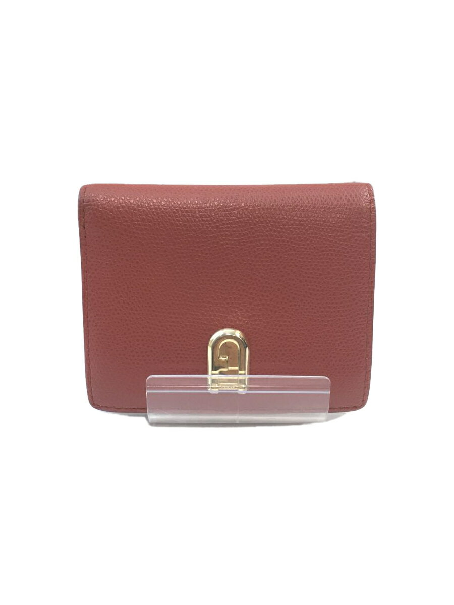 【中古】FURLA◆ロゴプレート/スナッ