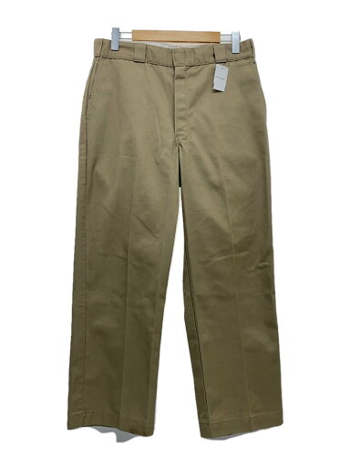 【中古】DICKIES◆90S/USA製/圧着タグ/イレギュラースタンプ/ボトム/35/ポリエステル/BEG/無地【メンズウェア】 【中古】DICKIES◆90S/USA製/圧着タグ/イレギュラースタンプ/ボトム/35/ポリエステル/BEG/無地【メンズウェア】