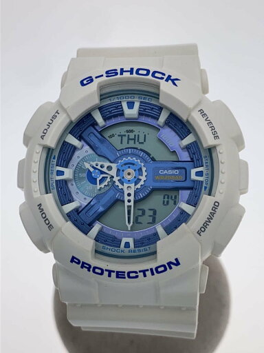 【中古】CASIO◆クォーツ腕時計・G-SHOCK/デジアナ/WHT//【服飾雑貨他】 【中古】CASIO◆クォーツ腕時計・G-SHOCK/デジアナ/WHT//【服飾雑貨他】
