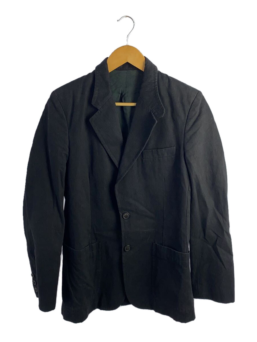 【中古】A.P.C.◆90s/テーラードジャケット/XS/コットン/BLK/ストライプ【メンズウェア】