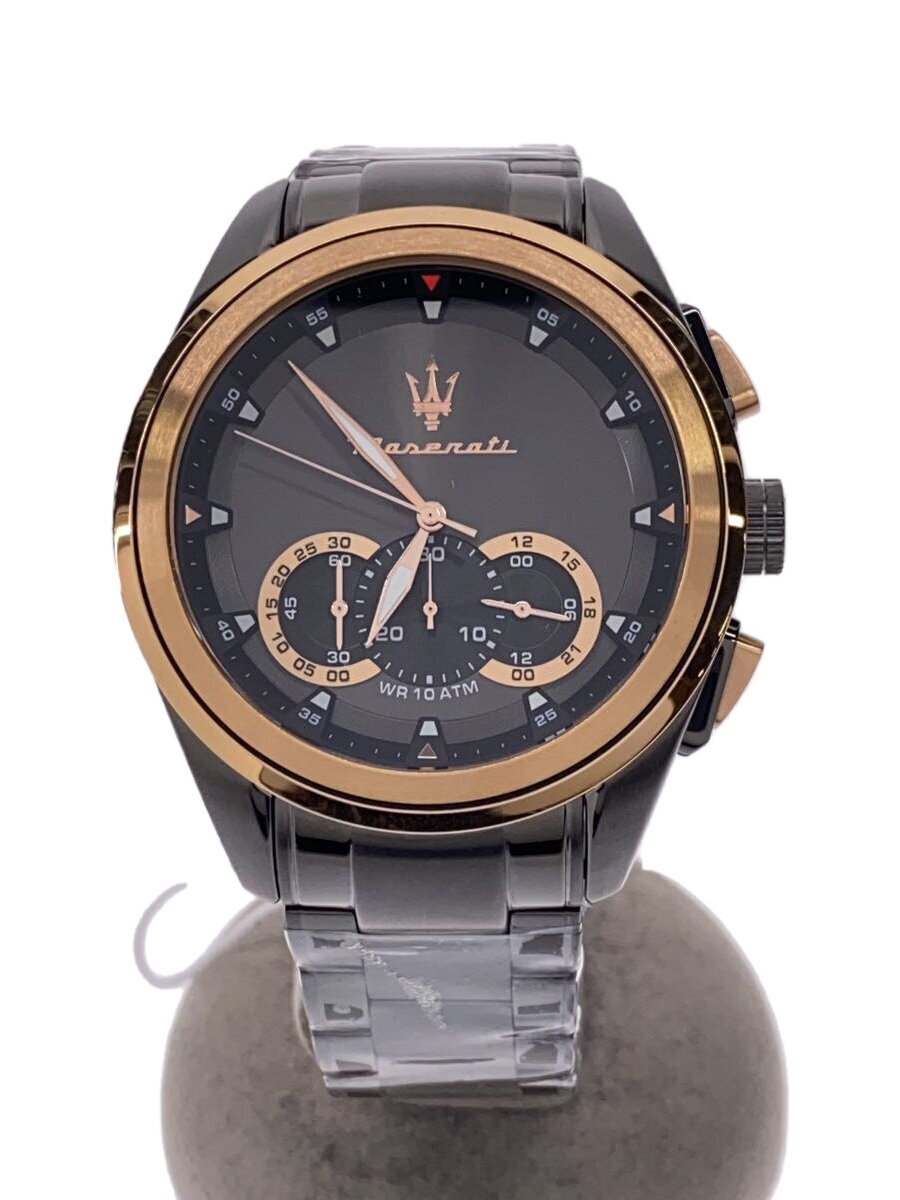 【中古】MASERATI◆クォーツ腕時計/アナログ/SLV/R8873612016【服飾雑貨他】