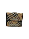 【中古】BURBERRY BLUE LABEL◆3つ折り財布/--/CML/レディース【服飾雑貨他】