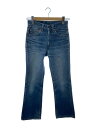 【中古】Levi’s◆ブーツカットパンツ/--/コットン/IDG/無地/517/70s/TALONジップ/パッチなし//【メンズウェア】