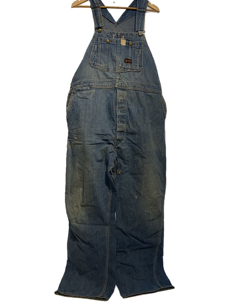 【中古】big smith◆オーバーオール/コットン/無地/※穴有り//【メンズウェア】