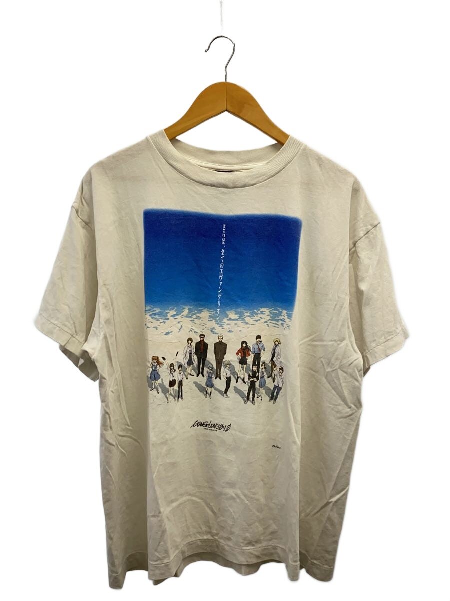 SAINT MICHAEL◆25SS EVENGELION_GEEKS RULE/Tシャツ/M/コットン/WHT/SM-HR8-0000-C12//
