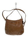【中古】COACH◆ショルダーバッグ/レザー/ブラウン/無地/F17215【バッグ】