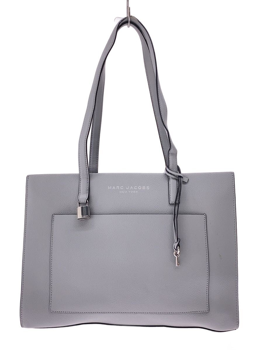 MARC JACOBS - 【中古】MARC JACOBS◆トートバッグ/レザー/BLU/H049L03FA22-034【バッグ】